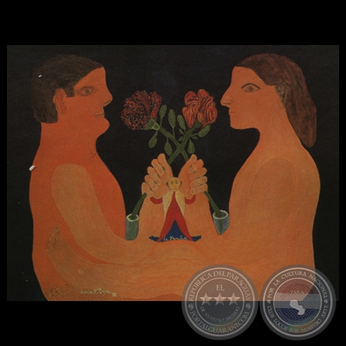 LA FAMILIA, 1992 - Óleo de CARLOS FEDERICO REYES